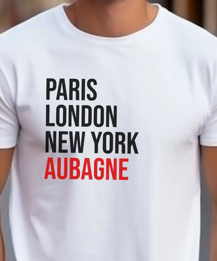 T-Shirt Paris London New York Aubagne