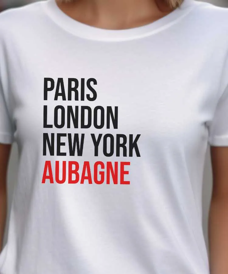 T-Shirt Paris London New York Aubagne