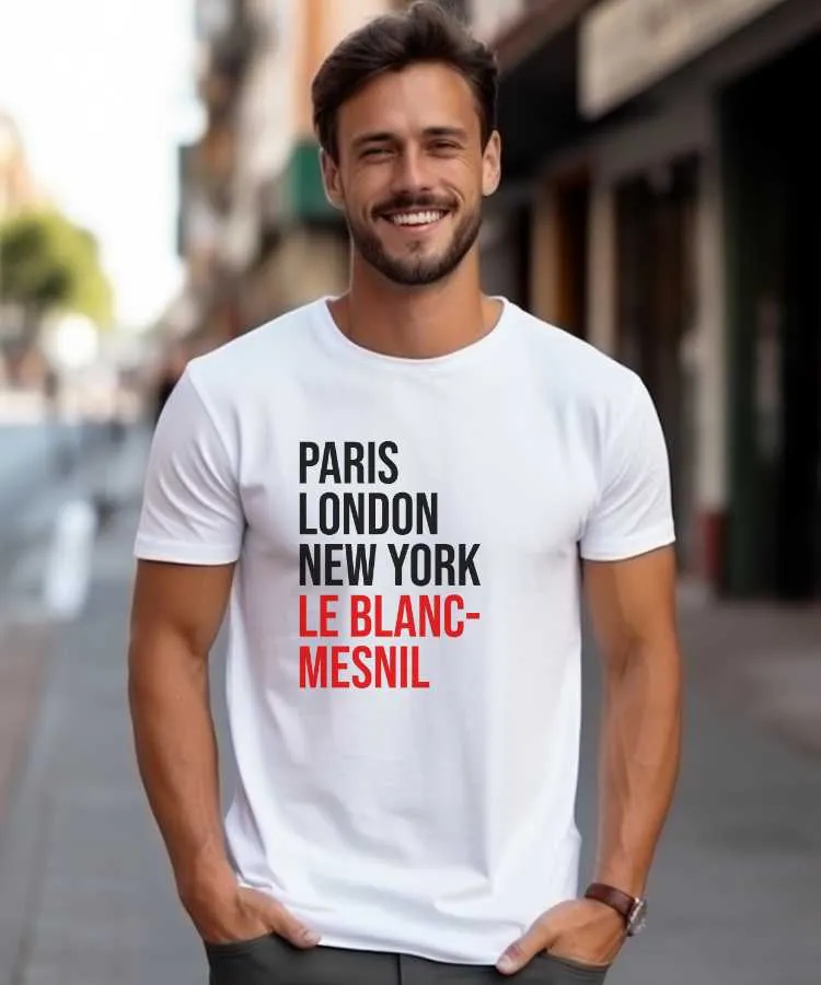 T-Shirt Paris London New York Le Blanc-Mesnil