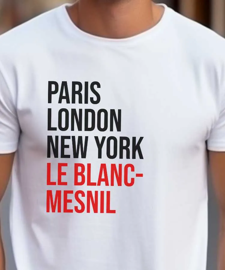 T-Shirt Paris London New York Le Blanc-Mesnil