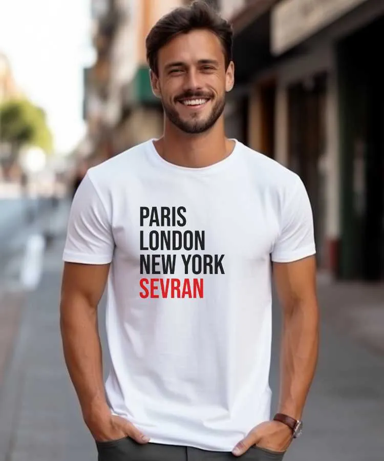 T-Shirt Paris London New York Sevran