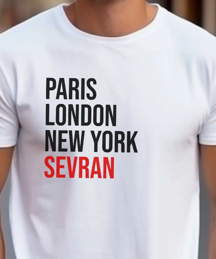 T-Shirt Paris London New York Sevran