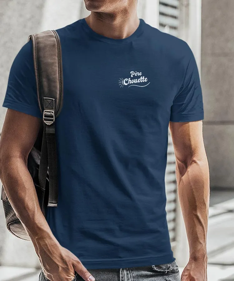 T-Shirt Père Chouette face Pour homme