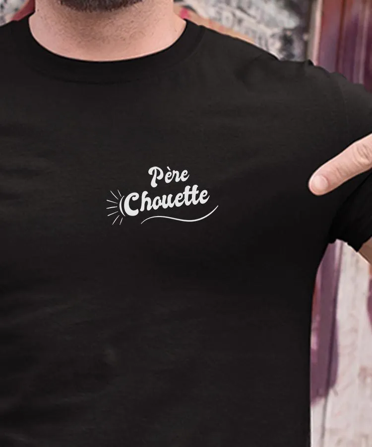 T-Shirt Père Chouette face Pour homme