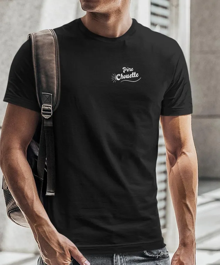 T-Shirt Père Chouette face Pour homme