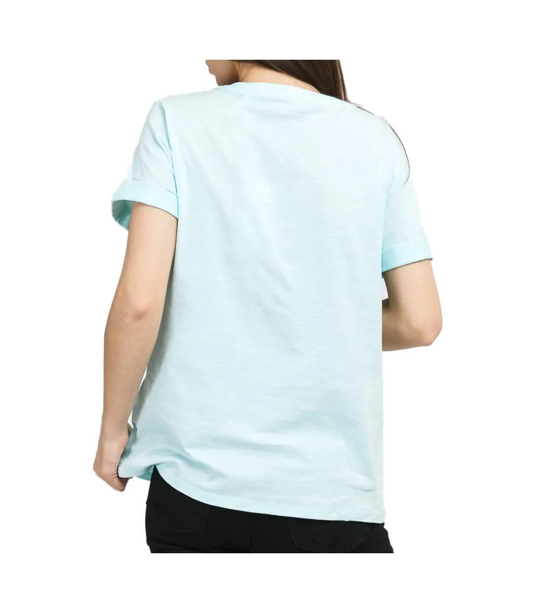 T-shirt Turquoise Femme Guess 1981