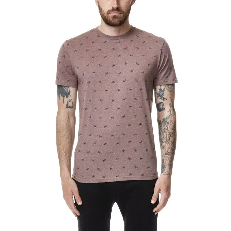 Tentree Bike Around Print - T-shirt homme | Hardloop