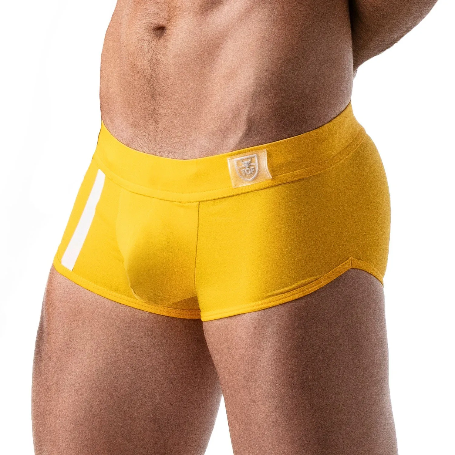 Trunk de bain PUSH-UP - jaune - TOF Paris : vente maillots de bain ...