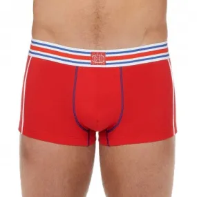 Trunk HOM Tie Break - rouge - HOM : vente shorty boxers homme HOM s...