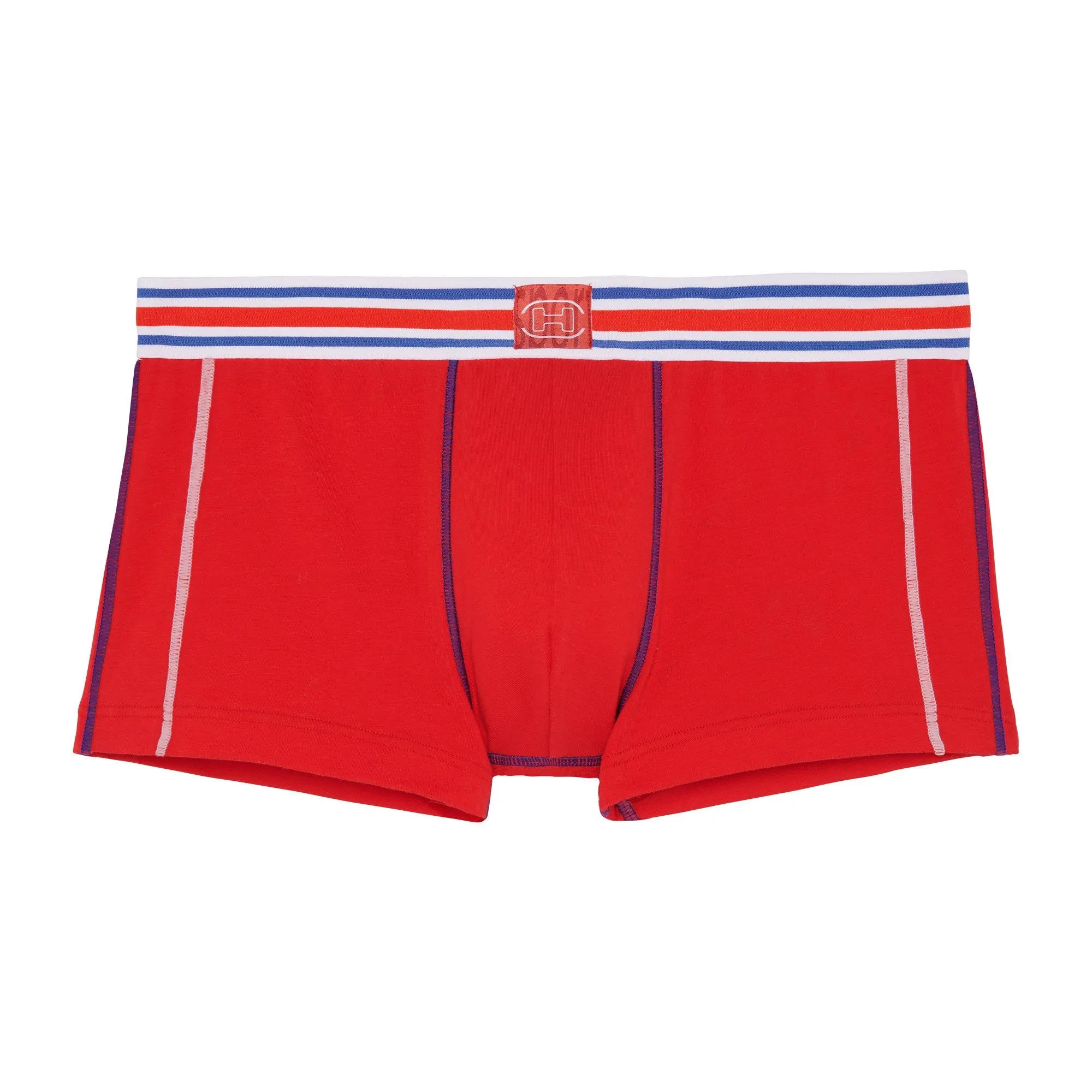 Trunk HOM Tie Break - rouge - HOM : vente shorty boxers homme HOM s...