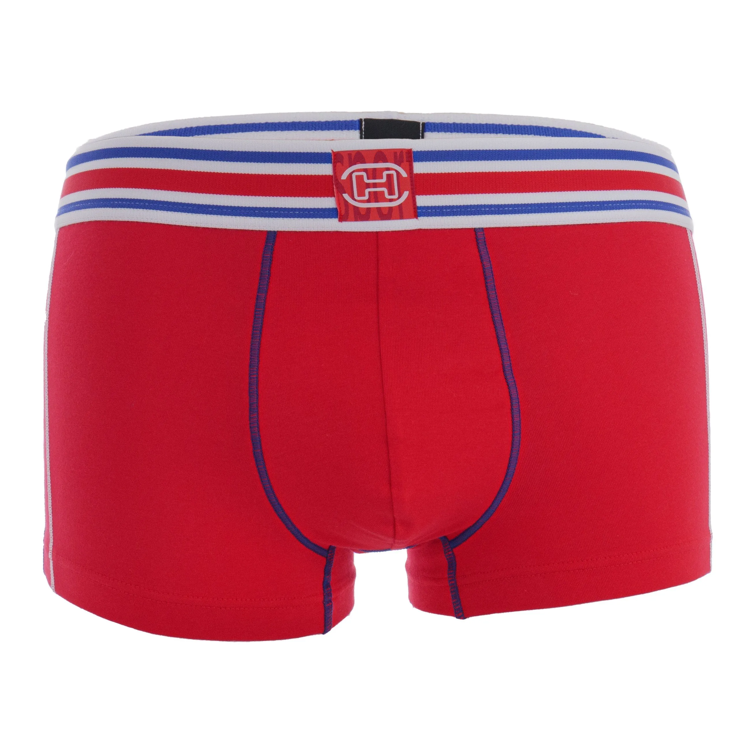 Trunk HOM Tie Break - rouge - HOM : vente shorty boxers homme HOM s...